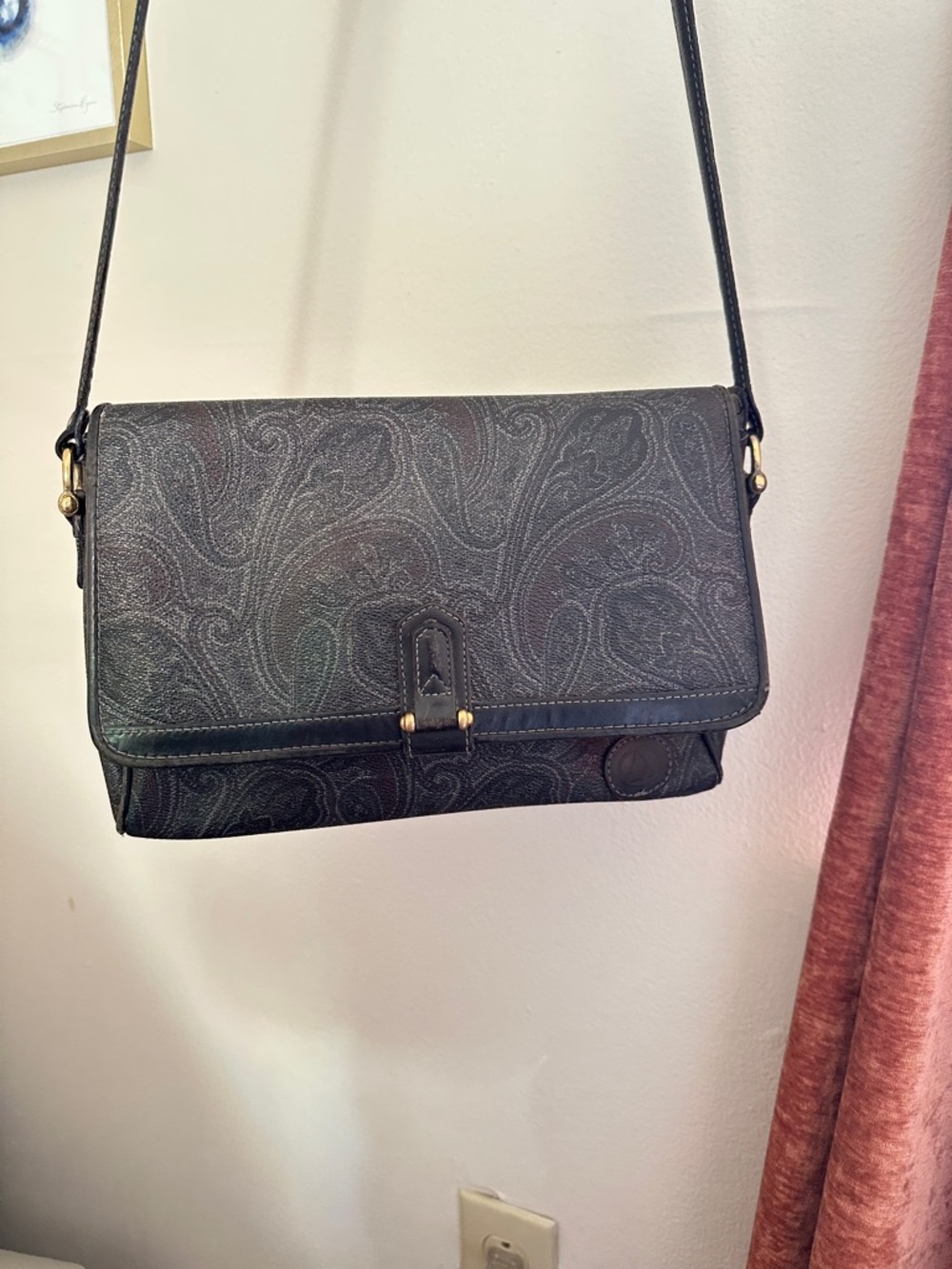 Liz Claiborne Vintage Paisley Crossbody Bag